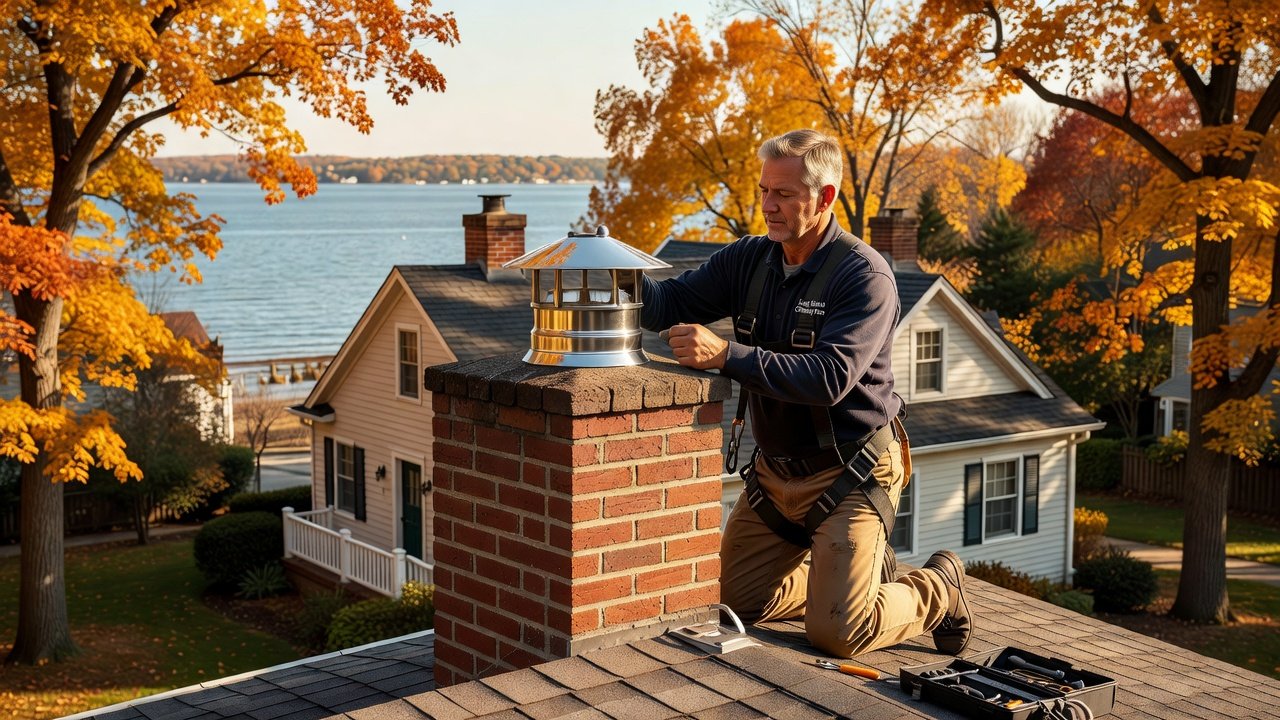 Chimney Cap Installation in Port Washington, NY